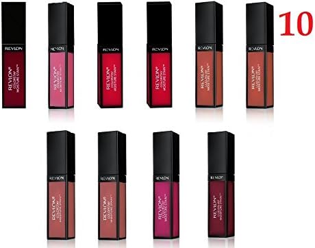 (Pack of 10) - Revlon Colorstay Moisture Stain, 001 India I/ 005 Parisian P/ 010 LA exclusive/ 040 Shanghai S/ 045 New york S...0.27 Oz