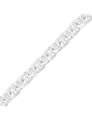 Sterling Silver 10.5mm Heavy Link Chain - 22 Inch