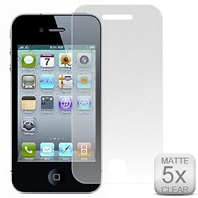 5 Pacquets de Film de Protection Ecran pour Apple iPhone 4 iPhone4 - Mat