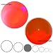 80mm Orange UV Polyester contact ball