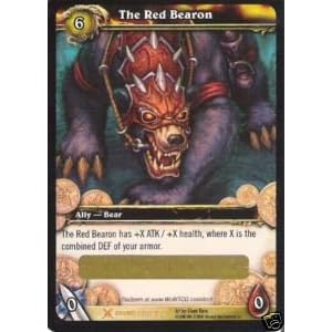 WOW DRUMS OF WAR THE RED BEARON LOOT MOUNT UNSCRATCHED by 