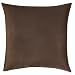 Solid Silk Toss Pillow - Brown