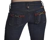 Frankie B. - FRANKIE B. Jeans Harness Boot 2 Ultra Lowrise Moonlight Womens