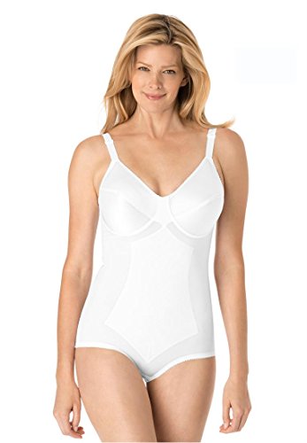 Rago Women's Plus Size All-In-One Medium Shaping Body Briefer