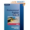 Professional English in Use Law
