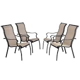 Outdoor Patio Home Alexander Dining Chair Set of 4