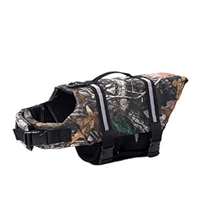 GOGO Hound Life Jacket, Dog Saver Life Vest DARKCAMO-L