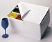 Stemware Storage Chest for Up to 12 Glasses, White