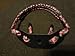 Multicamo & Pink Camo Paracord Bow Wrist Sling with a Touch of Think Pink By Bostonred2010