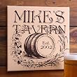 Father's Day Gifts - Custom Personalized Canvas Art - Old Time Tavern Design