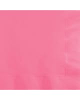 Creative Converting Touch of Color 2-Ply 50 Count Paper Beverage Napkins, Candy Pink