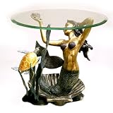 Mermaid End Table in Imperial Finish