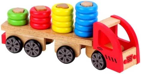 Discoveroo Wooden Sort 'n Stack Truck Playset