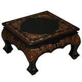 Tibetan Dragon Coffee Table - Black
