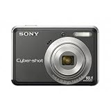 Sony Cyber-shot® DSC-S930 10-MP Digital Camera with 3x Optical Zoom, 2.4" LCD, Image Stabilization, Face Detection (Black)