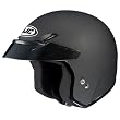 HJC Solid Men's CS-5N Harley Cruiser Motorcycle Helmet - Flat Black