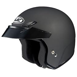 HJC Solid Men's CS-5N Harley Cruiser Motorcycle Helmet - Flat Black