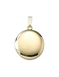 14K Gold Filled Round Locket 3/4 inch x 3/4 inch