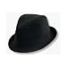 New Plain Classic Fedora Fashion Cap Hat - Black