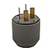 EATON Wiring 9337NFI Straight Blade Plugs & Connectors, One Size, Gray