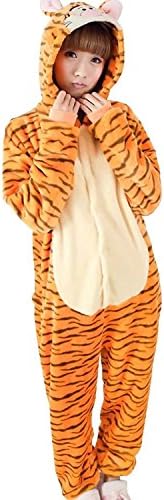 LATUD Unisex Animal Comfort Flannel Onesie Pajama for Holloween, Party, Homewear