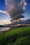 A Giant Stacked Lenticular Cloud over Tjeldsundet, Troms County, Norway. - 24