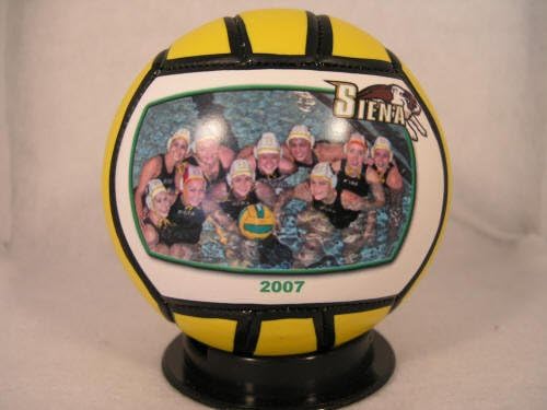 "SOUTHERN ILLINOIS UNIVERSITY-EDWARDSVILLE Fans - Cougars Water Polo Ball - Create YOUR personal fan ball, we can print your favorite photo, graphic, and text message on our signature balls in FULL color.