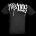 HOSTILITY Mens BLOODY 2 T-shirt- Black