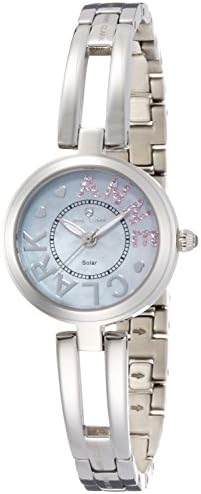 ANNE CLARK watch natural shell dial solar power All stainless Nachure AU-1032-09 Ladies