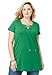 Roamans Women's Plus Size Deep Pocket Tunic