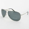 GIORGIO ARMANI SUNGLASSES GA 567/S 0010 Shiny Palladium RA