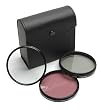 Nikon D40, D60 - 52mm High Resolution 3-piece Filter Set (UV, Fluorescent, Polarizer) - (not Nikon Brand)