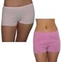 2 PACK: Womens H & M high rise brief panties boy shorts. Very comfortable underwear with elastic waistband and lined crotch. (Size: L)