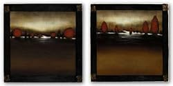 Landscape XI-XII Set by Ivan Reyes 12"x12" Art Print Poster Latin