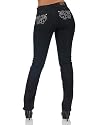 Apple Bottoms Rhinestud Filagre Boot Cut