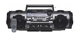 Produkt-Bild: Elta 6921 Tragbarer Stereo Radiorekorder (CD-/MP3-Player, UKW/MW/LW/KW-Tuner, 200 Watt PMPO Verst&auml;rker, Lautsprechersystem, Teleskopantenne, Mikrofon, Doppelkassettendeck-Recorder) schwarz