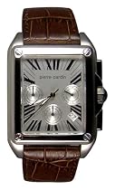 Pierre Cardin Men's Time Couture Collection LeSigne Leather Strap Watch #PC67571103032