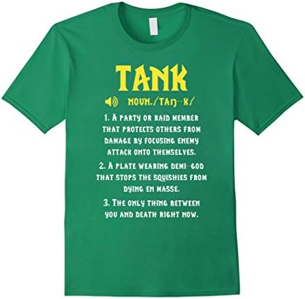 Men's Tank Shirt Funny Tank WoW Tee 2XL Kelly Green