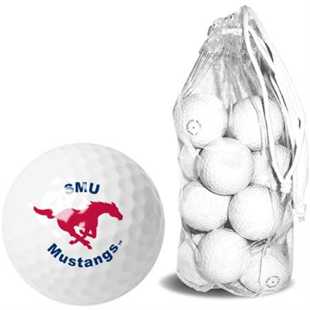 Southern Methodist Mustangs Smu Ncaa Clear Pack 15 Golf Balls