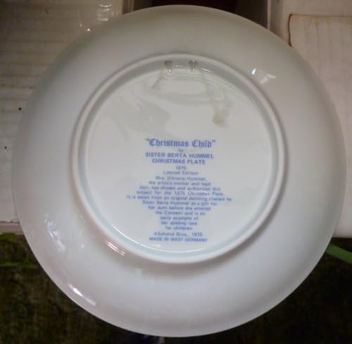 Berta Hummel Christmas Plate 1975