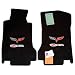 Corvette C6 Z06 Corvette Ebony / Black Floor Mats 2005 2006 2007