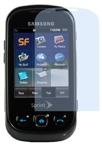 Fosmon? Premium Quality Transparent Clear Screen Protector Shield for Sprint Samsung Seek SPH-M350