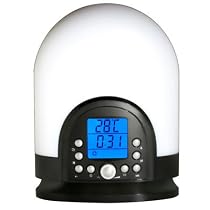 Clip Sonic - AR291 - Radio Réveil avec Lampe d'ambiance - Tuner FM