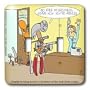 Londons Times Funny Music Cartoons - Trouble Brewing At The Hardware Store - Light Switch Covers - double toggle switch
