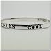 Kitson キットソン シルバーメッセージブレスレット "YOU CAN’T LEARN COOL"