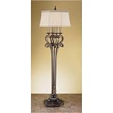 Murray Feiss Symphony Corinthian Bronze Two-Light Floor Lamp