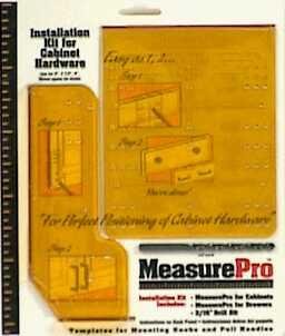 MEASURE PRO INSTALLATION GUIDE CABINET HARDWARE KIT