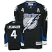 LECAVALIER #4 Tampa Bay Lightning RBK Premier NHL Hockey Jersey by Reebok (NHLPA Certified Custom Sewn Authentic Twill)