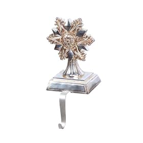 Melrose International Snowflake Stocking Holder
