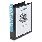 #3: Avery 05725 Economy Reference View Binder, 1-1/2in Capacity, Black, Carton of 12